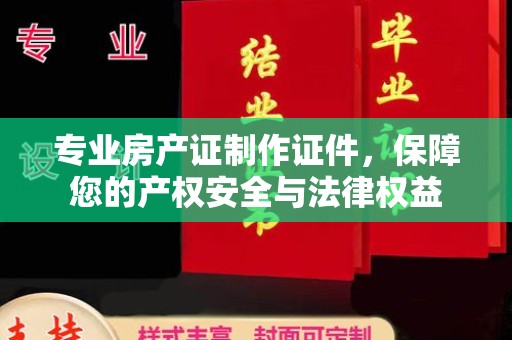 中和专业房产证制作证件，保障您的产权安全与法律权益